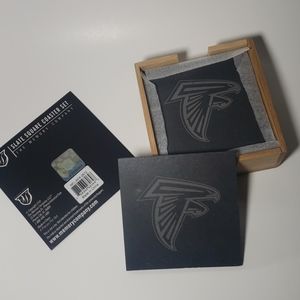 Atlanta Falcons 4-Pack Slate Square Coaster Set